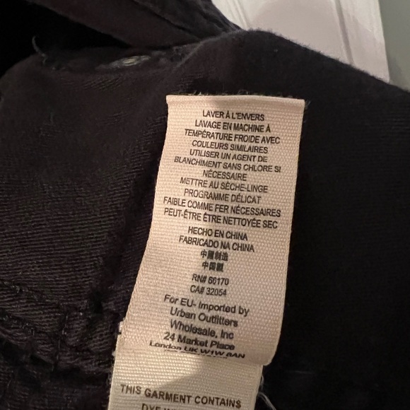 Free People Faye Cotton Military Lace-Up Jacket, GUC Size Small Color Bl… - Picture 7 of 8